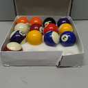 EAGLES Professional Billiard Ball Set 2-1/4" Regulation Size Pool Table Balls High-Density Poly-Resin for Precision Balance, Friction Resistance & True Roll Complete 16 Ball Set