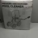 MAKHOON Upgrade Pool Pressure Side Sweeper Professional Pool Cleaner for Efficient Swimming Pool Cleaning, Stable 4-Wheel Structure Design