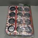 2 Pcs Mini Cheesecake Pans, 12-Cavity Muffin Cupcake Pans with Removable Bottom, Non-Stick Carbon Steel Baking Pans, 12 Hole Mini Sandwich Tins with Loose Bases, 13.8×10.4"