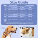 IDOMIK Dog Recovery Collar, Waterproof Soft Dog Cone After Surgery, Comfy Protective Elizabethan Collar Alternative for Dogs Cats, Adjustable Pet Neck Donut Cone Anti-Licking Biting Wounds,Blue,S (Blue)