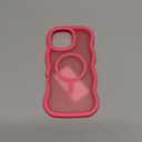 Magnetic for iPhone 16 Pro Max Case, Compatible with MagSafe, (Integrated Silicone Camera Control Button & Camera Protection), Microfiber Lining Case 6.9", Hot Pink