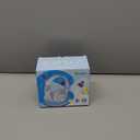 iClever BTH12 Kids Bluetooth Headphones,Colorful LED Lights,74/85dBA Safe Volume,85H Playtime,Fast Charging,Bluetooth 5.2,Over Ear Kids Headphones Wireles for iPad/Tablet/Airplane, Gradient Pink