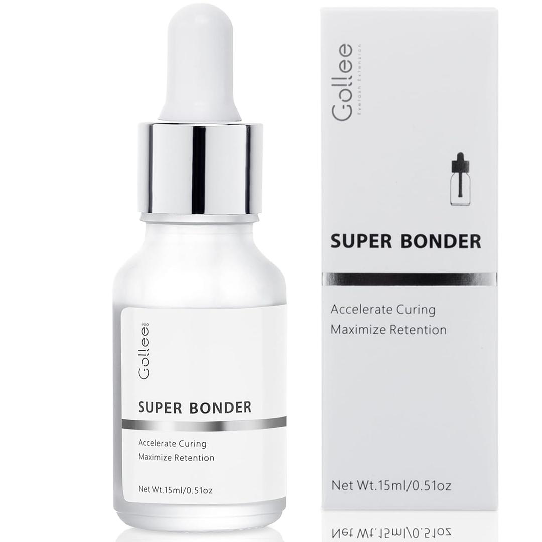 Lash Bonder for Eyelash Extensions, Lash Retention Sealant Eyelash Lash Glue Super Bonder for Lash Extensions Glue Accelerator Cure Solution Lash Extension Lash Super Bonder -15ML