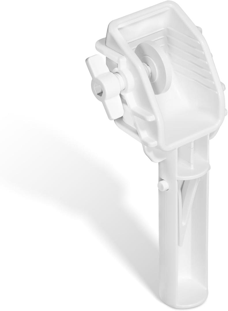 Swimming Pool Chlorination Tablet Holder & Scrubber for Pool Pole - Dirt Cleaning & Stain Removal Tool for Pool Maintenance - Fits 3-Inch Tablets