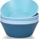 32 Ounce Cereal Bowls, Unbreakable Wheat Straw Fiber Bowl, Lightweight Kitchen Bowls Microwave & Dishwasher Safe BPA Free Bowls, E-Co Friendly Bowls Set for Cereal, Salad,Oatmeal, Soup,Snacks -6 Color