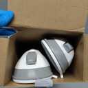 LEVERLOC 2 Pack Shower Grab Bars for Bathtubs and Showers, Easy to Install Suction Shower Handles for Bathroom Removable Handrails for Seniors Elderly Heavy Duty Safety Grip Waterproof Drill Free Gray (16.8 2 Set)