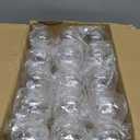 Rocinha 30 Pcs Clear Ornaments for Crafts 3.15 Inch Fillable Clear Plastic Ornaments Balls Hanging with Removable Top and Hanging Cords, for DIY Christmas Craft Project Home Decor