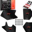 A-Premium Splash Guards Fender Liner Shields Compatible with Toyota Tundra Sequoia 2007-2020 Front and Rear 2PC Set