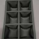 Large Ice Cube Tray for Whiskey: 2" Big Silicone Ice Tray with Lid for Whisky - 3Pack Old Fashioned Ice Cube Trays for Cocktail - Huge Square Cubed Bourbon Ice Cube Maker