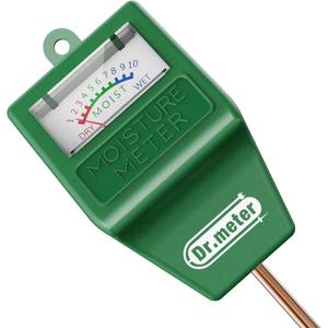 Dr.meter Soil Moisture Meter, Plant Water Meter for Garden Lawn Farm Indoor & Outdoor Use, Soil Tester Hygrometer Sensor for House Plants, Gardening Gifts, No Battery Needed