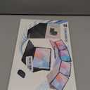 Case Keyboard for Google Pixel Tablet 11 inch 2023/2024 Cover - 7 Color Rainbow Change Backlit Detachable Magnetic Keyboard with Mouse - Black