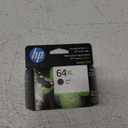 HP 64XL Black High-yield Ink Cartridge | Works with HP ENVY Inspire 7950e; ENVY Photo 6200, 7100, 7800; Tango Series | Eligible for Instant Ink | N9J92AN