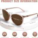Progressive Multifocal Sunglasses for Women Men, Multifocus Sun Readers Outdoor Reading Sunglasses Women's with UV400