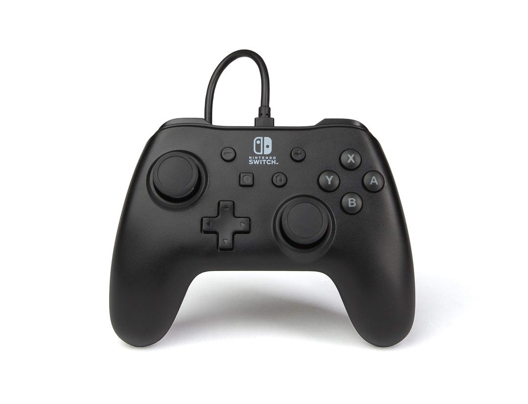 PowerA Nintendo Switch Wired Controller - Black, Detachable 10ft USB Cable, No Battery Required, Officially Licensed By Nintendo PowerA Nintendo Switch Wired Controller - Black, Detachable 10ft USB Cable, No Battery Required, Officially Licensed By Nintendo