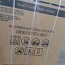 GE 5.0 cu.ft. Smart Front Load Washer in solid black color with Steam, UltraFresh Vent System, and Microban Technology