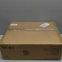 Veegle Nightstand,Modern Bedside Table with Storage Drawer and Open Wood Shelf, Accent Night Stand with Solid Wood Legs for Living Room, Bedroom and Small Spaces,Easy Assembly (Walnut BrownRattan)