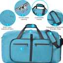 Felipe Varela Duffle Bag with Shoes Compartment and Adjustable Strap,Foldable Travel Duffel Bags for Men Women,Waterproof Duffel Bags