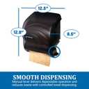 SJMT990TBK - Element Lever Roll Towel Dispenser