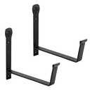 Achla Designs SFB-02 Wall-Mount, 8 inch Flower Window Box Planter Brackets, 8-inch, Black