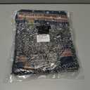 Womens Winter Beanie Hat Long Scarf and Touchscreen Gloves 3Pieces Fleece Lined Skull Caps with Pompom Neck Scarves Set (Navy Blue)