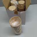 Brown Cupcake Liners, Standard Size 200pcs Muffin Baking Liners, Heavy Duty Oil-proof Wrappers for Wedding,Birthday,Party,Christmas Cupcake Gift for Valentine's Day