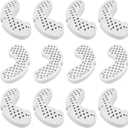 12 Pack Pet Water Filter Replacement Cat Water Fountain Filters Compatible with Pioneer Pet Ceramic & Stainless Steel Raindrop Fountains, Pet Fountain Carbon Filters
