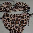 SUUKSESS Women High Waisted String Bikini Sets Sexy Two Piece Cutout Swimsuits, L