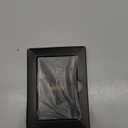 7-Compartment Storage Box with Metal Tube, Lockable Organizer with Anti-Slip Compartment Design, Crown Emblem, Portable Travel (Black)