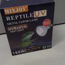 MIXJOY 160W Reptile Heat Lamp Bulb, Full Spectrum UVA UVB Reptile Light Bulb, UVB Light for Reptiles and Amphibians Use