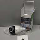 SYMYNELEC 5GHz/2.4GHz Light Bulb Security Camera Outdoor Waterproof 2.5K, Dual-Band WiFi Light Socket Security Camera with AI Human Motion Detection Tracking 4MP Color Night Vision Siren Alarm Alexa (Black&White 1 Pack)