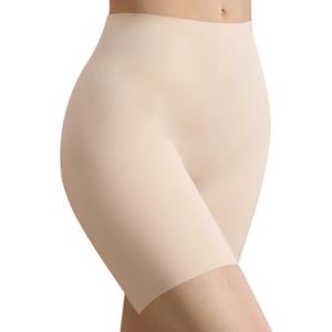 Boy Shorts Underwear for Women Boxer Briefs Anti Thigh Chafing Tummy Control Seamless Breathable Lightweight (Beige)