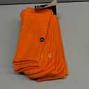 NXT NXTRND 3 Pairs Compression Running Socks for Men, Cushion Athletic Crew Socks, Basketball, Football, Hiking (Large, Orange)