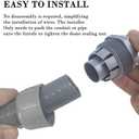 3/4 inch 100Ft Liquid-Tight Conduit Kit, Flexible Non Metallic Electrical Conduit, with 6 Straight and 5 Angle Fittings Included. 3/4" Dia