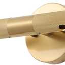 Brushed Brass Picture Light 19 inches Modern Gold Wall Sconce with Knurled Texture Cylinder Metal Shades Rotatable 360Indoor Wall Lighting Fixture Bathroom Vanity Light Bedroom Living Room