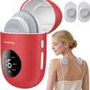 Wireless TENS Unit, Muscle Stimulator for Pain Relief, U8PRO EMS TENS, Red
6 Modes, 2 Channel, Pocket-Size, Rechargeable Massager with Charging Case, TENS for Neck, Back, Shoulder, Gift for Women