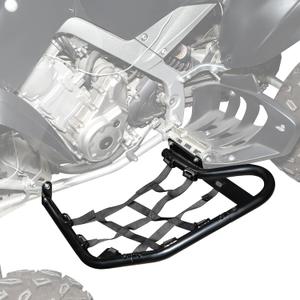 Side Step Nerf Bars for Yamaha Raptor 700 / 700R 06-25, Foot Guards Pegs Heel Guards with Black Webbing Nets Off-Road Protective Accessories for Yamaha Raptor 700 YFM 700 700R 2006-2025