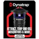 Dynatrap DT1130SR 1/2 Acre Mosquito & Flying Insect Outdoor Trap and Killer Kills Mosquitoes, Flies, Wasps, Gnats, & Other Flying Insects - Bug Zapper Alternative Black