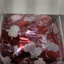 50FT Valentines Garland with Hearts for Valentines Day Decorations, Pink Heart Tinsel Mantle Garland Valentines Day Decor for Home Office Indoor Outdoor