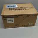 17-Inch Cordless Snow Shovel with Wheels, 9000mAh Brushless Electric Snow Blower Battery Powered, 20-30 Ft Snow Thrower Distance&Adjustable Plate, Snow Removal for Driveway Deck Sidewalk