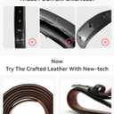 CHAOREN Boys Belt - 1 1/8" Leather Kids Belt for Dress - Perfect Companion to Youth Formal Outfit (Black, XS)