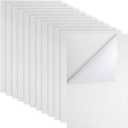 3 x AIEX 12 Sheets Self Adhesive Felt Sheets, 7.9x11.8inch Sticky Back for Crafts Drawer Liner Jewelry Box DIY (White)