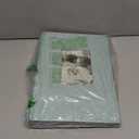 Vienrose Linen Photo Album 300 Pockets for 4x6 Photos Fabric Cover Photo Books Slip-in Picture Albums Wedding Baby Green