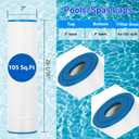 C-7471 Swimming Pool Filter Replaces for PCC105, Pentair CCP420, PCC105-PAK4, 178584, 817-0106, 160301, R173576, Filbur FC-1977, 71053 105 Sq.Ft Filter Cartridge, Pack of 4