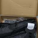 Projector Stand Tripod Adjustable, Laptop Height from 23.5 to 46.5 inches with Gooseneck Phone Holder, Floor for Office, Home, Stage, Studio, DJ Racks Holder Mount, 23.5inch-46.5inch (Black)