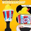Big Teeth Golf Driver Headcover Funny Ice Slushie Cup, Golf Head Covers for Woods and Driver, Funny Frozen Driver Head Covers, Milk Shake Ice Cream Driver Covers for Golf Clubs