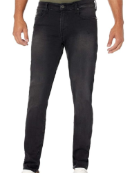GUESS Men's Mid Rise Slim Fit Tapered Leg Jean 33x30