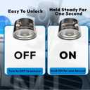 Foldable Magnetic Phone Holder  Double-Sided Suction & Strong Magnet Mount for All Smartphones, Hands-Free Stand for Car, Desk, Mirror, Gym & Wall (Black)