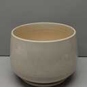 LE TAUCI 12 Inch Pots for Plants, Ceramic Planter with Drainage Hole & Saucer, Thick-Walled Ceramic, Planters for Indoor Plants, Ideal for Living Room & Entryway, Reactive Glaze Beige