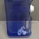 Refrigerator Water Dispenser 1.1 Gallon Bottle with Spigot - BPA Free Plastic Slim Water Jug with Spout Leak Proof | Refillable Fridge Water Container, Convenient Handles