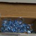 50 Pieces 2.75 Inch Baby Pacifier Baby Shower Plastic Pacifier for Baby Shower Pacifier, Baby Shower Gender Show Party Decoration DIY Baby Shower Birthday Party Gift (Blue)